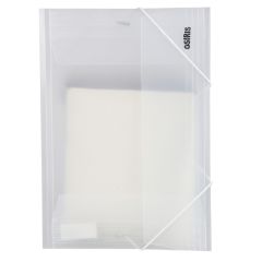 Mape ar gumiju A4, caurspīdīga