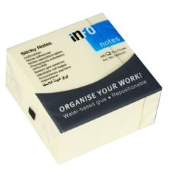 Līmlapiņas Global Notes 75x75mm dzeltenas