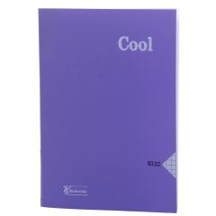 Klade A5, 60 rūtiņu lapas,skavota,  plastikāta vākos