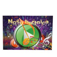 Burtnīca nošu horizontāla A5 10lpp