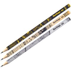 Zīmulis parastais HB, apaļš, noasināts, dažādi zīmējumi, 1gb