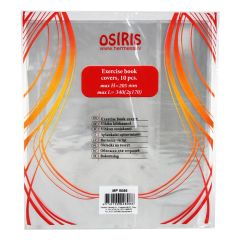 Vāciņi burtnīcu, 100mkr, PVC, 205x(2x170)mm, 10gab. Osiris