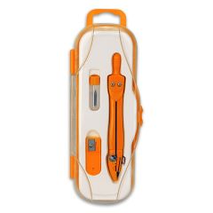 Cirkulis metāla, ar rez.grafītu un asin., D.2mm, oranžs