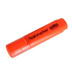 Marķieris teksta, 5mm, oranžs, Osiris, PP blisterī