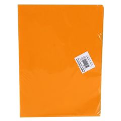 Mape stūrītis A4, glancēts, Standart, dzeltens, 10gab.