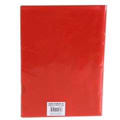 Mape stūrītis A4, glancēts, Standart, sarkans, 10gab.