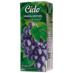 Sulas dzēriens Cido vīnogu 0.2L
