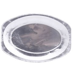 Vienreizliet. Paplāte alumīnija ovāla 33.3x23.3cm