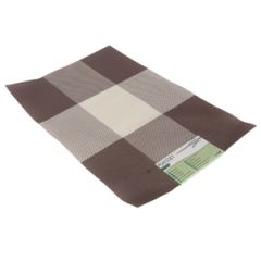 Paliktnis 43x29cm pīts rūtains brūns