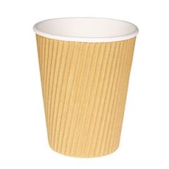 Papīra glāzes 300-350ml brūnas, 25gab.