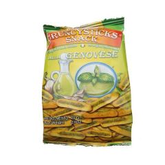 Maizes standziņas Grissini mini ķiploku, bazilika 75g