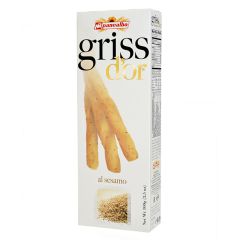 Maizes standziņas Grissini ar sezamu 100g