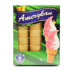 Vafeļu glāzītes Amerykan d5cm h-7cm 18gab. 108g
