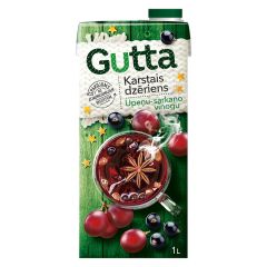 Karstais upeņu/sarkano vīnogu dzēriens 1l