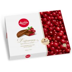 Dzērveņu šķēlītes glazūrā 190g