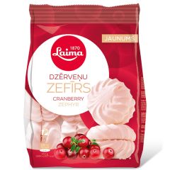 Zefīrs Laima dzērveņu 200g