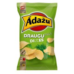 Čipsi Ādažu Draugu Paka diļļu 180g