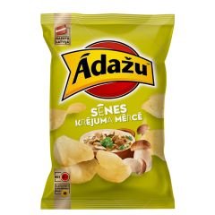 Čipsi Ādažu sēņu, krējuma 130g