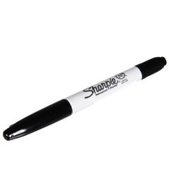 Marķieris Sharpie Twin Tip melns