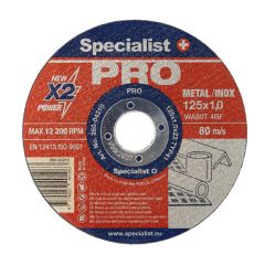 Disks metālam Specialist+ Pro 125x1x22mm