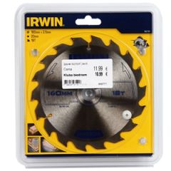 Zāģripa Irwin 160x20(16)x18T 2,5mm ATB