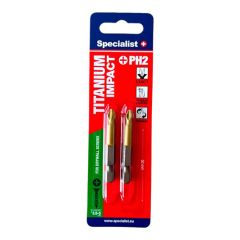 Uzgalis SPECIALIST+ PH2 TITAN 50mm 2gab
