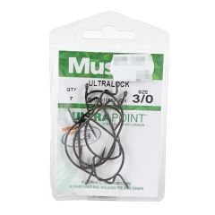 Āķi Ofseta MUSTAD Ultra Lock Soft Plastic Hook 7gab BN, #3/0