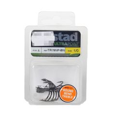 Āķi Trīsžuburu MUSTAD KVD Elite Round Bend 1X Strong 5gab BN