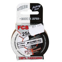 Aukla Fluorokarbona FCS CRYSTAL 25m, 0.136mm