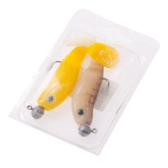 Gumijas zivtiņa ar džigu 2gab