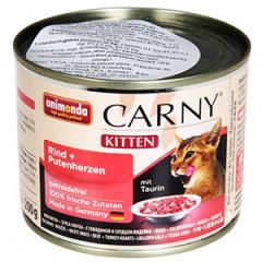 Barība kaķiem Animonda Carny kaķ.lielops, tīt.sirds 0.2kg