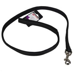 Pavada Neilona Reflex Cushion 15mm/1.2m melna