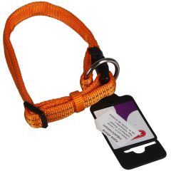 Kakla siksna Neilona Reflex Cushion 15mm oranža