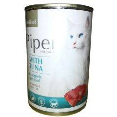 Konservi kaķiem Piper Sterilizētiem tuncis 400g