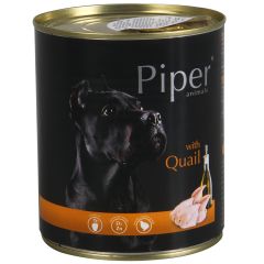 Konservi suņiem Piper paipalas 800g