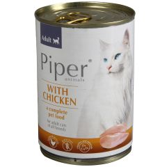 Konservi kaķiem Piper vistas gaļa 400g