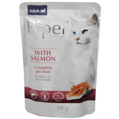 Konservi kaķiem Piper lasis 100g