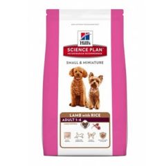 Barība suņiem Hill's SM/Mini jērs, rīsi 1.5kg