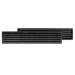 Durvju reste EUROPLAST plastm., 450x92mm, melna