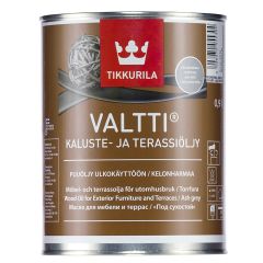 Eļļa terasēm VALTTI KALUSTE pelēka 1L