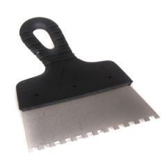 Špaktele flīzēšanai 6x6 15cm melna