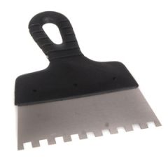 Špaktele flīzēšanai 8x8 15cm melna