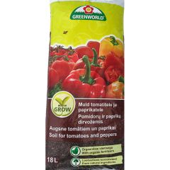 Augsne tomātiem un paprikai Greenworld Better Grow 18l