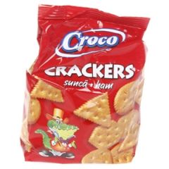 Krekeri Croco ar šķiņķa garšu 100g