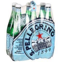 Minerālūdens S.Pellegrino gāzēts 6x1l ar depoz.