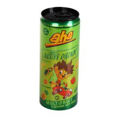 Dzēriens Aha ar multiaugļu garšu 330ml ar depoz.