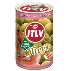Olīvas ITLV Zaļās pildītas ar garneļu pastu 314ml