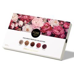 Šokolāde trifeļu kolekcija Pūre Ziedi 160g