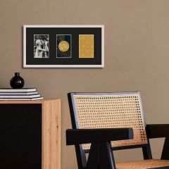 Fotorāmis Styler Kyoto 23x46 3x10x15 pelēkbalts