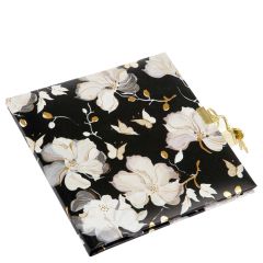 Dienasgrāmata Goldbuch La Rose 17x17cm 96B melns